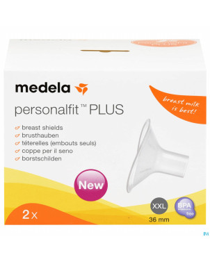 Medela teterelle personal fit plus xxl 36mm 1paire