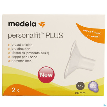 Medela teterelle personal fit plus xxl 36mm 1paire