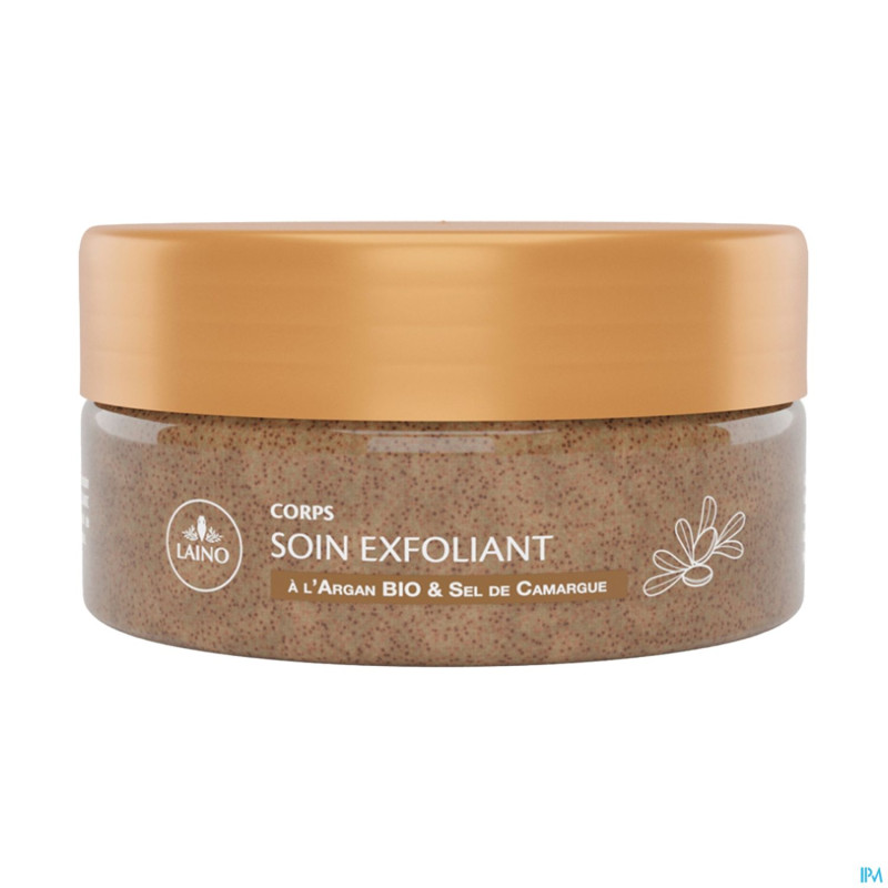 Laino soin exfoliant argan bio+sel camarg. pot150g