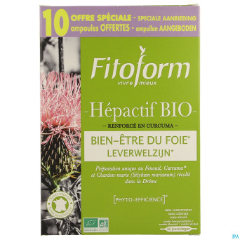 Hepactif bio renforce en curcuma amp 30(20+10 grat