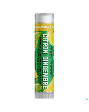 Crazy rumors baume levres citron-gingembre 4,25g
