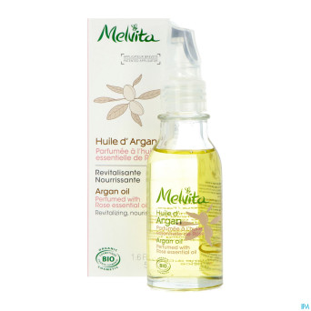 Melvita huile argan parfumee rose    50ml