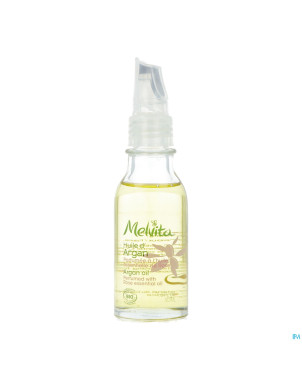 Melvita huile argan parfumee rose    50ml