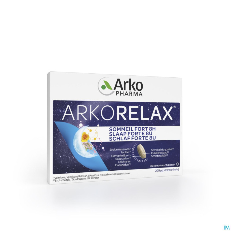 Arkorelax sommeil fort 8h comp 30 (programme 15j)