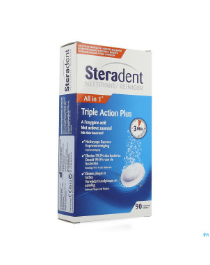 Steradent triple action plus    comp 90