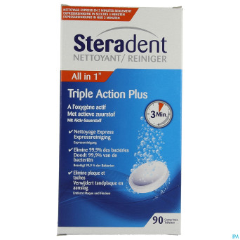 Steradent triple action plus    comp 90