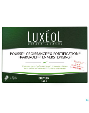 Luxeol pousse croissance&fortificat. 3mois caps 90