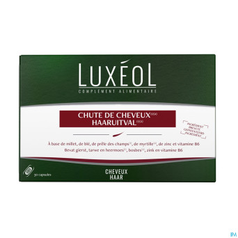 Luxeol chute cheveux caps 30