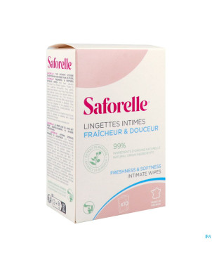 Saforelle lingettes flushable 10