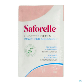 Saforelle lingettes flushable 10