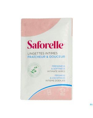 Saforelle lingettes flushable 10