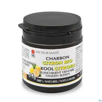 Vecteur sante poudre charbon citron    30g