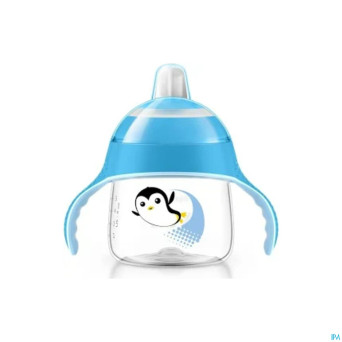 Philips avent gobelet a/fuite 200ml bleu