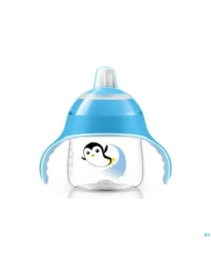 Philips avent gobelet a/fuite 200ml bleu