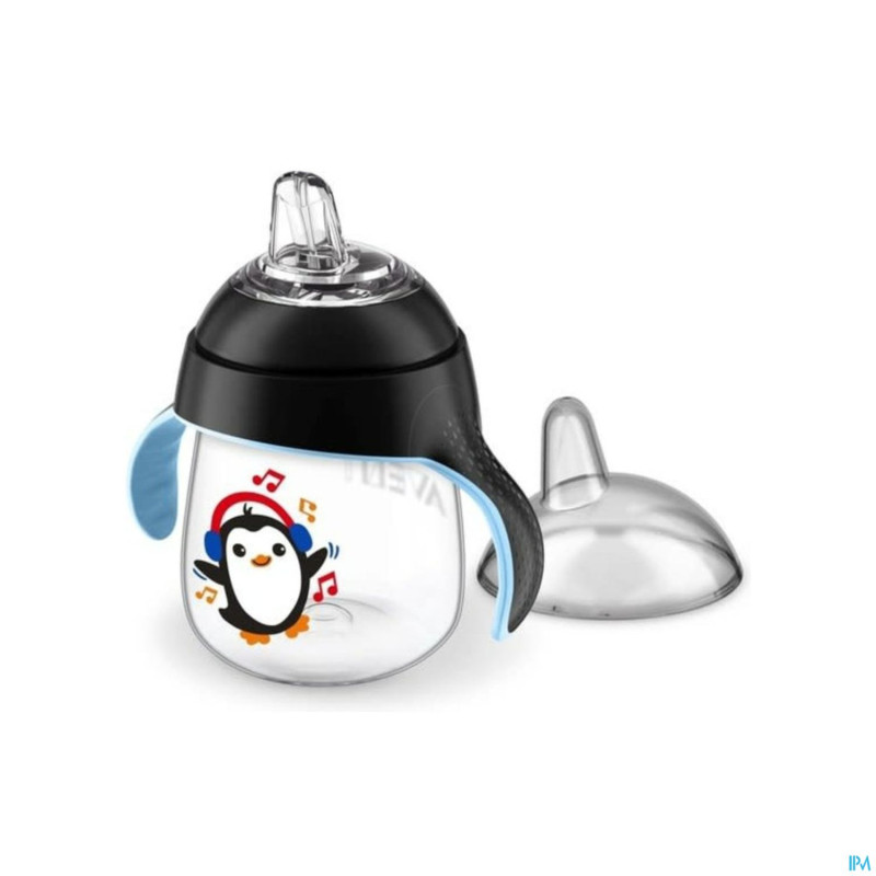 Philips avent gobelet a/fuite 260ml noir