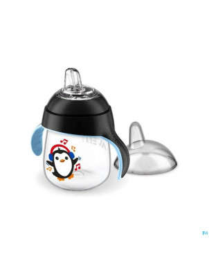 Philips avent gobelet a/fuite 260ml noir