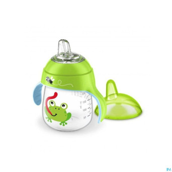 Philips avent gobelet a/fuite 260ml vert