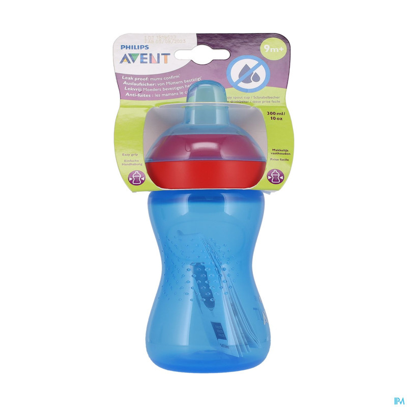 Philips avent gobelet bec dou 300ml bleu
