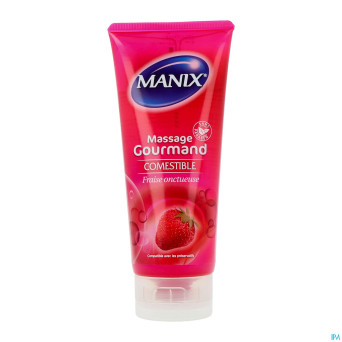 Manix gel lubrifiant fraise    80ml