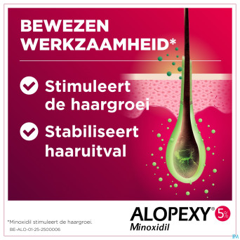 Alopexy 50mg/ml sol application cutanee fl 3x60ml