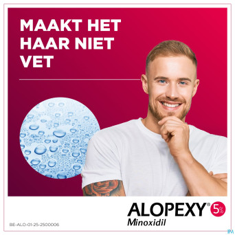 Alopexy 50mg/ml sol application cutanee fl 3x60ml