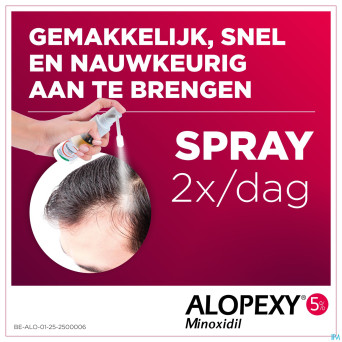 Alopexy 50mg/ml sol application cutanee fl 3x60ml