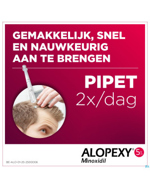 Alopexy 50mg/ml sol application cutanee fl 3x60ml