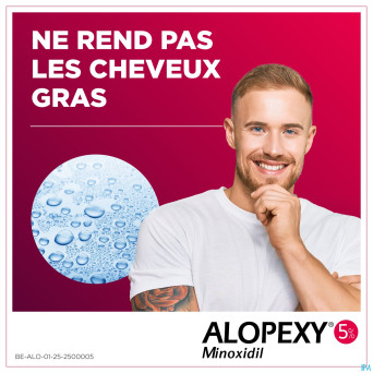 Alopexy 50mg/ml sol application cutanee fl 3x60ml