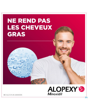 Alopexy 50mg/ml sol application cutanee fl 3x60ml