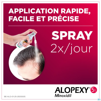 Alopexy 50mg/ml sol application cutanee fl 3x60ml