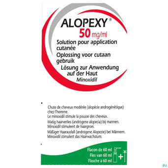 Alopexy 50mg/ml sol appl cut.fl pipette/spray 60ml