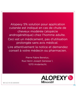 Alopexy 50mg/ml sol appl cut.fl pipette/spray 60ml