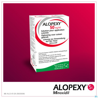 Alopexy 50mg/ml sol appl cut.fl pipette/spray 60ml