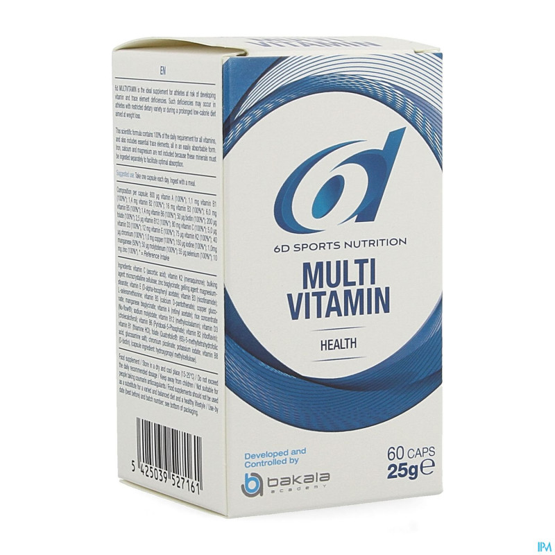 6d sports multivitamin caps  60