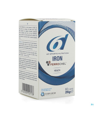 6d sports iron ferrochel caps  60