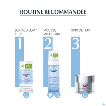 Eucerin dermatoclean hyaluron demaq yeux  125ml nf