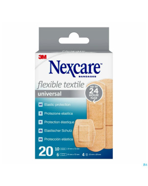 Nexcare 3m flexible textile universal    strips 20