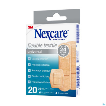 Nexcare 3m flexible textile universal    strips 20
