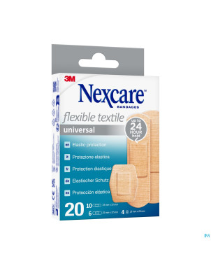 Nexcare 3m flexible textile universal    strips 20