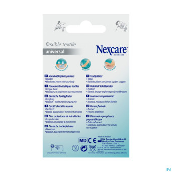 Nexcare 3m flexible textile universal    strips 20