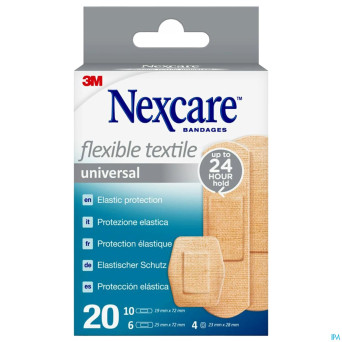 Nexcare 3m flexible textile universal    strips 20