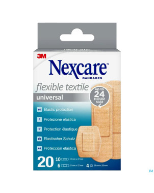 Nexcare 3m flexible textile universal    strips 20