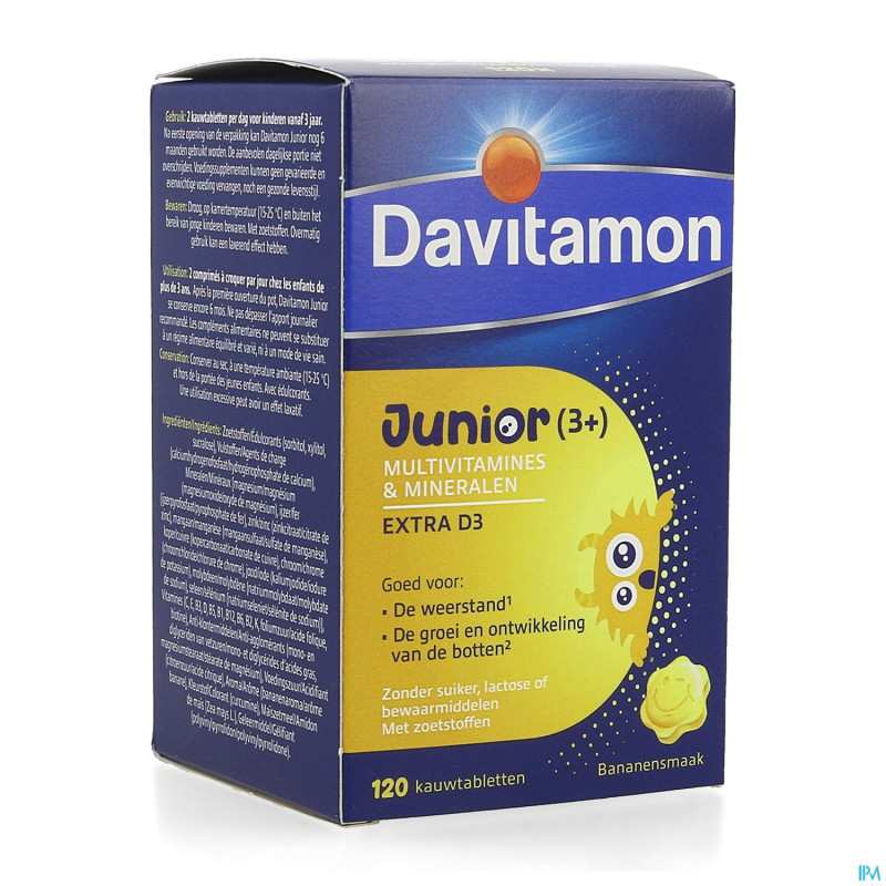 Davitamon junior banane    comp 120