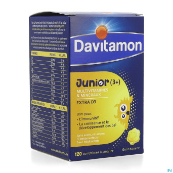 Davitamon junior banane    comp 120