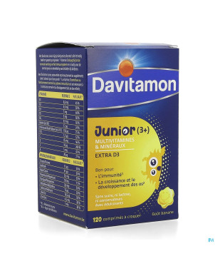 Davitamon junior banane    comp 120