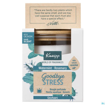 Kneipp bougie parfumee goodbye stress 145g