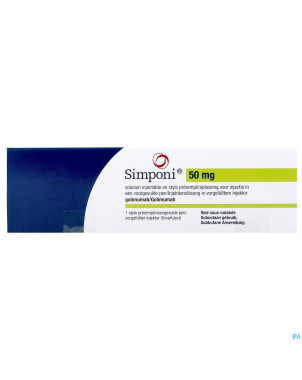 Simponi 50mg abacus sol inj stylo prer.  1 x 0,5ml
