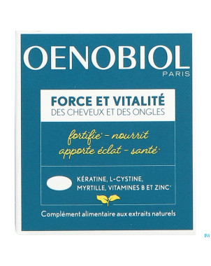 Oenobiol force & vitalite   caps 60