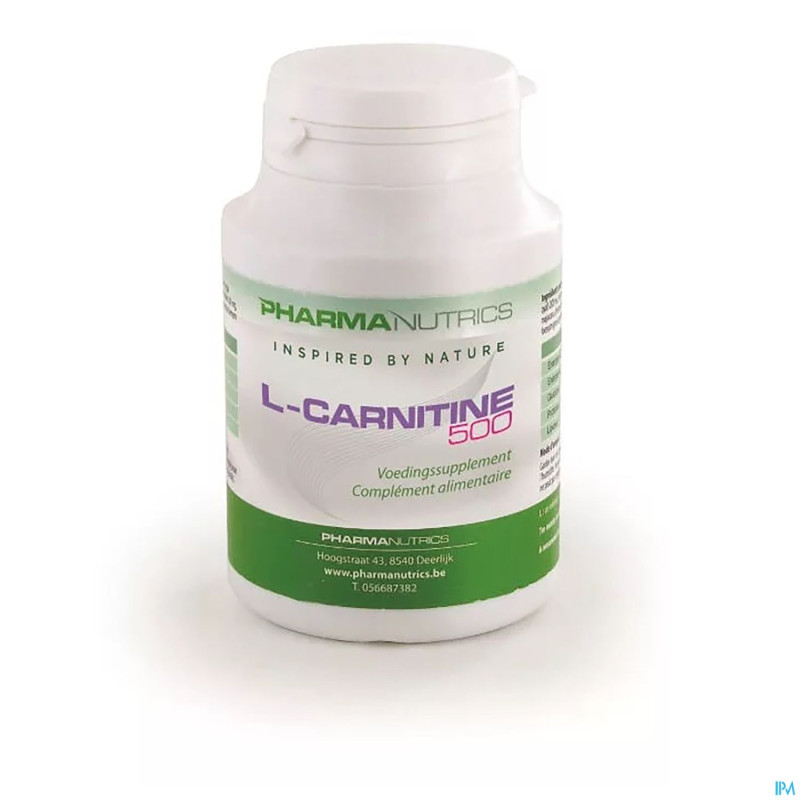 L carnitine 500 comp 120    pharmanutrics