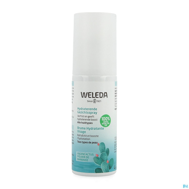 Weleda brume hydra visage 24h figuier barb.  100ml